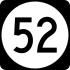 Delaware Route 52 marker