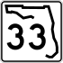 State Road 33 marker