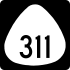 Route 311 marker