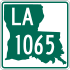 Louisiana Highway 1065 marker