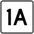 Route 1A marker