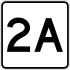 Route 2A marker