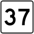 State Route 37 marker