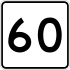 Route 60 marker
