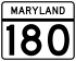 MD Route 180.svg