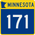 Trunk Highway 171 marker