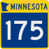 Trunk Highway 175 marker