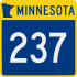 Trunk Highway 237 marker