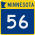 Trunk Highway 56 marker