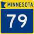 Trunk Highway 79 marker