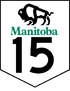 Manitoba Highway 15 shield