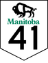 Manitoba Highway 41 shield