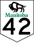 Manitoba Highway 42 shield