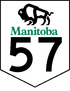 Manitoba Highway 57 shield