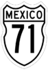 Federal Highway 71 shield