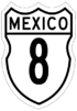 Federal Highway 8 shield