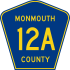Monmouth County Route 12A NJ.svg