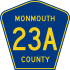 County Route 23A marker