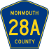 Monmouth County Route 28A NJ.svg