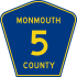 Monmouth County Route 5 NJ.svg