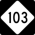 NC 103 marker
