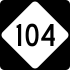 NC 104 marker