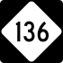 NC 136 marker