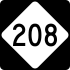NC 208 marker