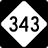 NC 343 marker