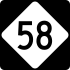 NC 58 marker