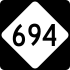 NC 694 marker