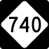 NC 740 marker