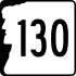New Hampshire Route 130 marker