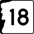 New Hampshire Route 18 marker