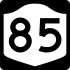 NYS Route 85 marker