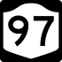 NYS Route 97 marker