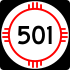 State Road 501 marker