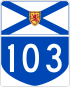 Highway 103 shield