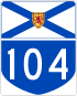 Highway 104 shield