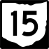 State Route 15 marker