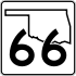 State Highway 66 marker