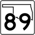 State Highway 89 marker