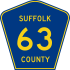 County Route 63 marker