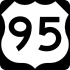 U.S. Route 95 marker