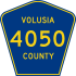 County Road 4050 marker