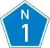 National Route N1 shield