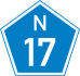 National Route N17 shield