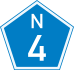 National Route N4 shield