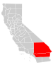 California county map (Inland Empire highlighted).svg