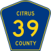 Citrus County Road 39 FL.svg
